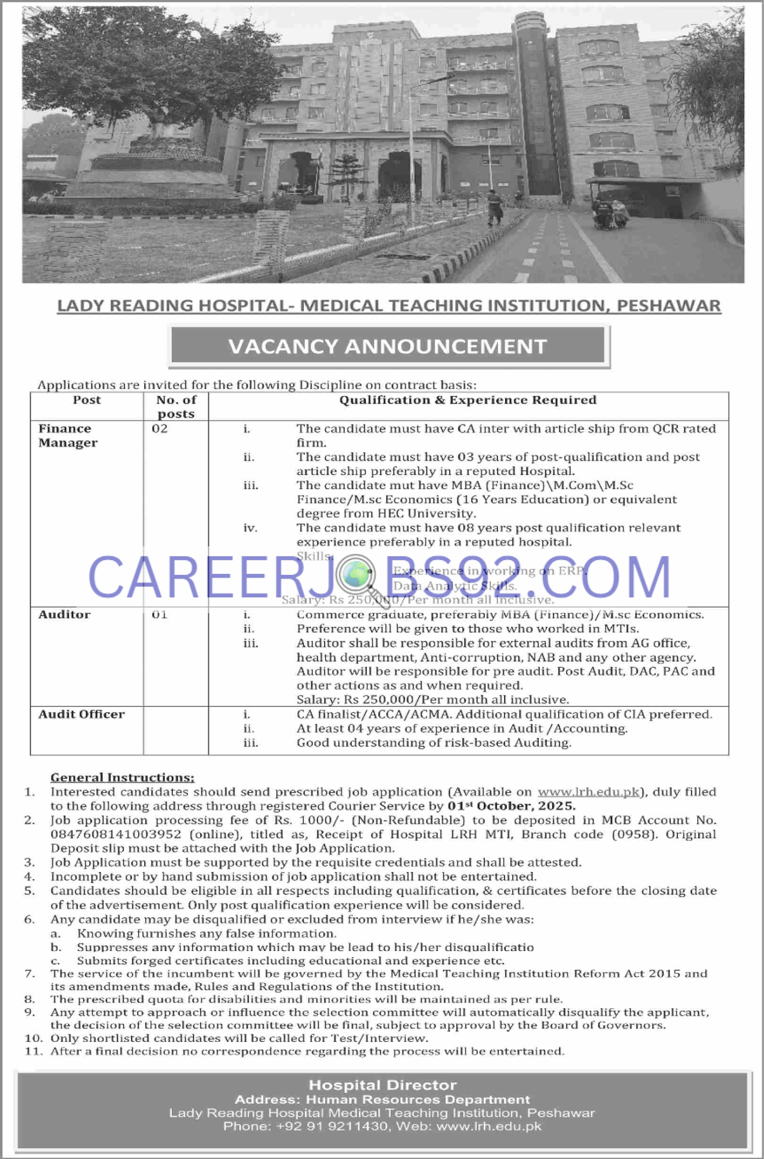 Latest Government Jobs in KPK 2025
