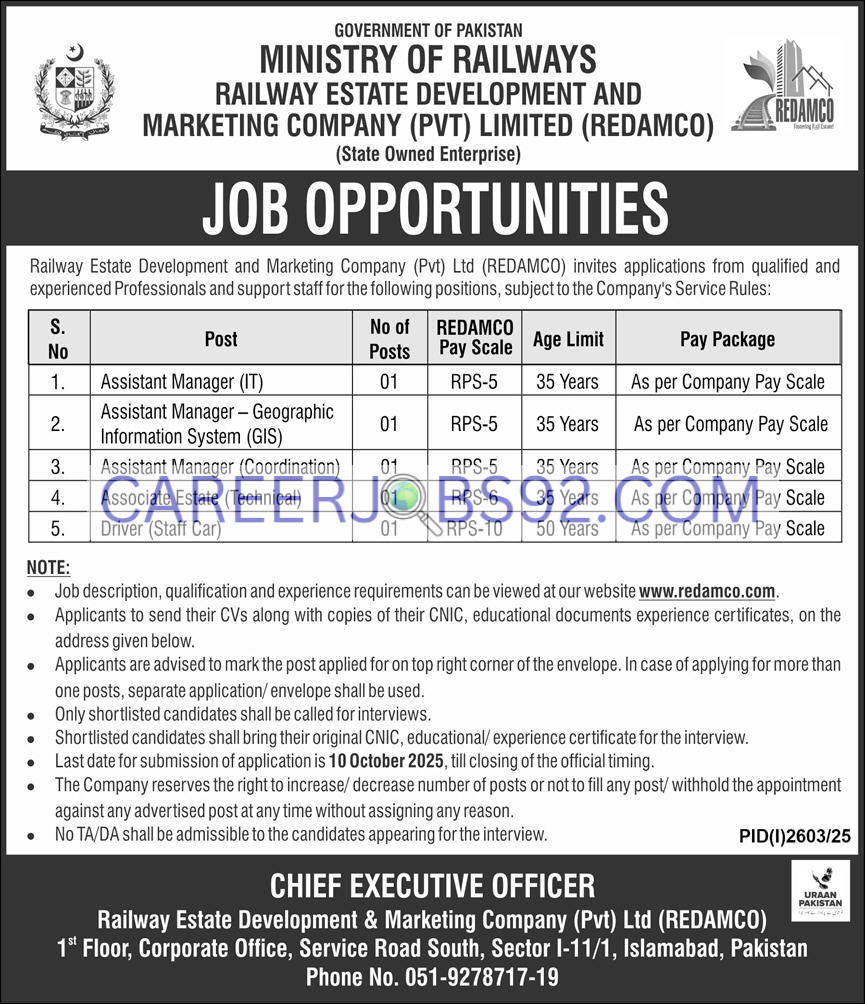 Latest IT Jobs Islamabad 2025
