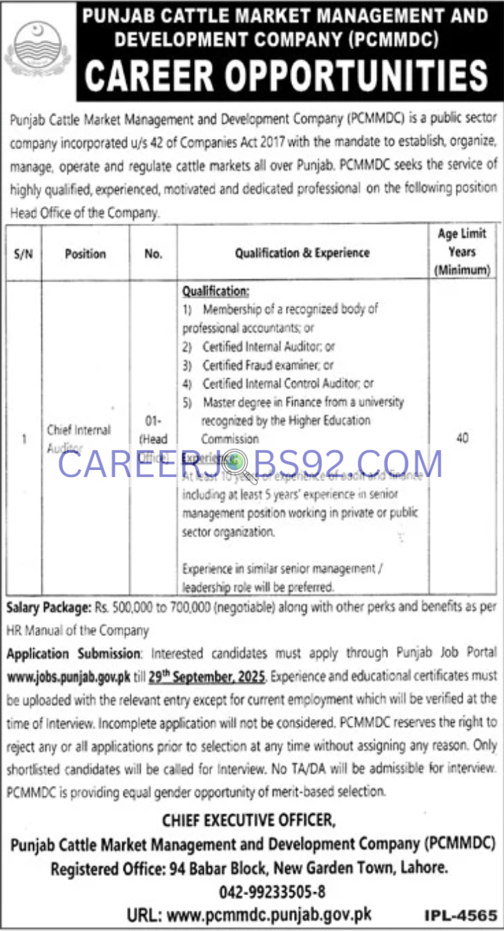 Latest Jobs in Punjab 2025