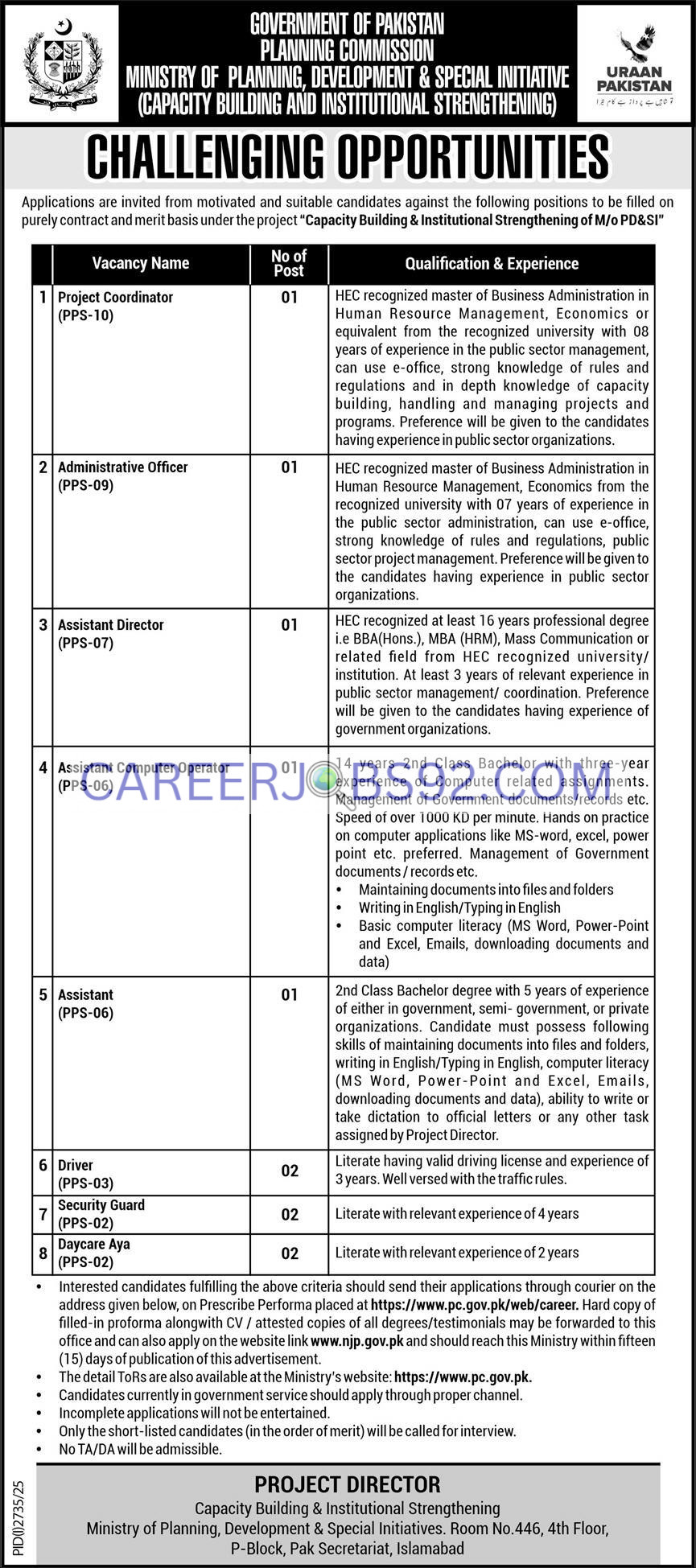 Latest Federal Government Jobs 2025