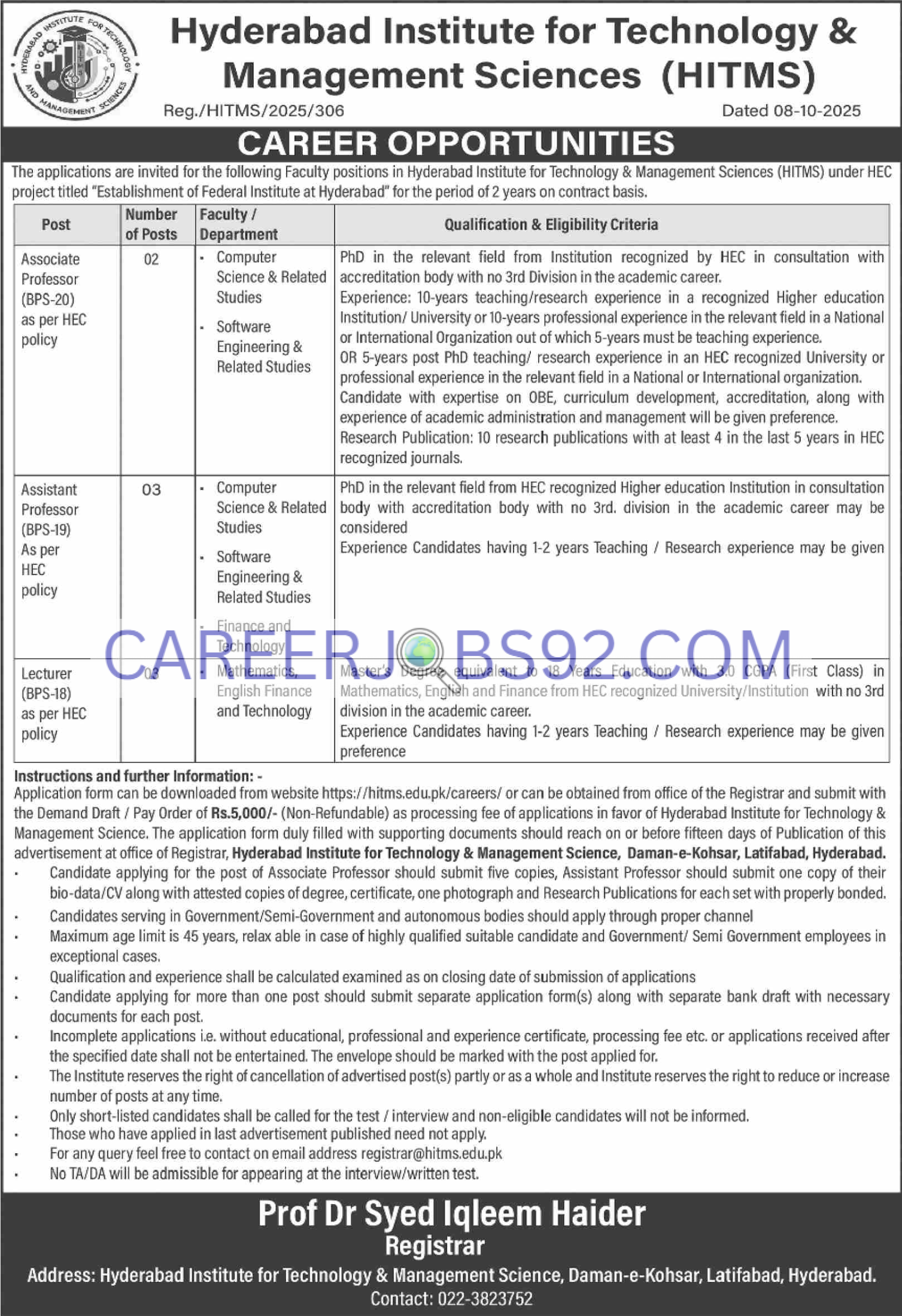 Latest Teaching Jobs in Sindh 2025